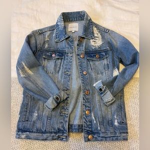 Thread & Supply Distressed Denim/Jean Jacket